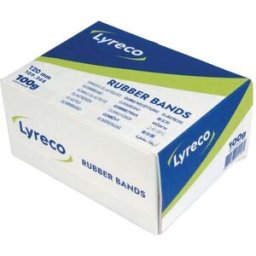 Gummiband LYRECO 120x2mm nr22 100g180/fp