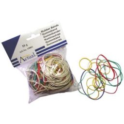 NO BRAND Gummiband blandad storlek 50g