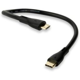 QED Connect USB-C (M) till Micro B (M) 0.15 meter Svart