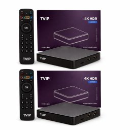TVIP S-Box v.705 4K Ultra HD IPTV Box – 2-Pack