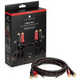 Triangle RED Series RCA-kabel 2 x 3 meter Svart/Röd