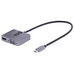 StarTech.com USB C Video Adapter, USB C to HDMI VGA Multiport