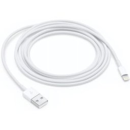 Apple Lightning Till Usb-Kabel Mfi Vit (1 Meter)