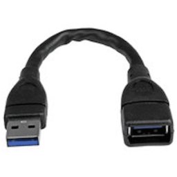 StarTech.com USB 3.0 A-till-A fÃ¶rlÃ¤ngningskabel Â 15 cm, svart