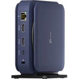 J5create Usb-C Dual 4k Hdmi Dock - Blå
