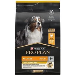 Purina Pro Plan Dog Adult All Sizes Light/sterilised 3 kg