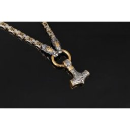 Varia Design Harald Blåtand halsband silver-guld