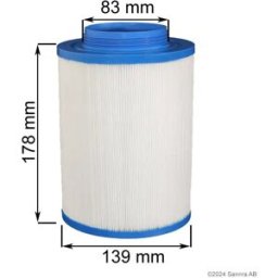 Kuben Spafilter Sc745 Som Ersätter L.A. Spas Bag Filter