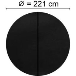 Kuben Spalock Ø Runt 221 Cm Svart Passar Bland Annat D1 Arena