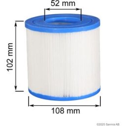 Kuben Spafilter Sc750 Till Spabad Från Coast Spas Och Lay-Z-Spa M.Fl.