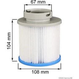 Kuben Spafilter För M-Spa, 2-Pack