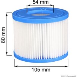 Kuben Spafilter Vi Till Spabad Från Lay-Z-Spa 2-Pack