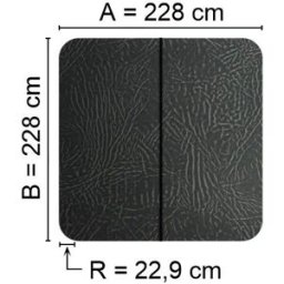 Kuben Spalock 228 X 228 R= 22,9cm Grått För Sundance Med Pop-Up Högtalare