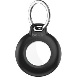 Belkin Secure Holder Airtag Waterproof Keyring, Black