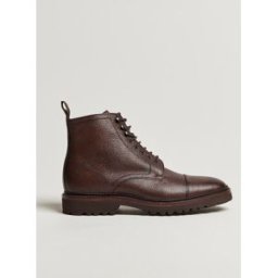 Loake Shoemakers Aquarius Grained Lightweight Boot Dark Brown