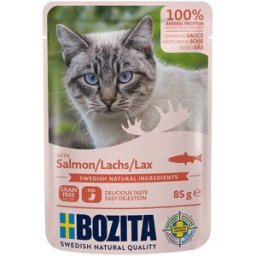 Bozita Bitar I Sås Med Lax 85 G