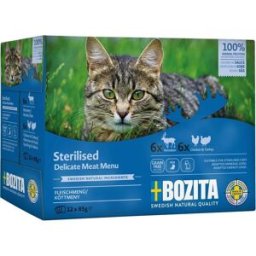 Bozita Indoor & Sterilised Multibox I Sås 12x85 G