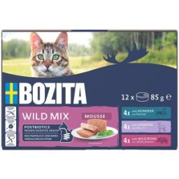 Bozita Mousse Våtfoder Till Katt Wild Mix 12x85 G