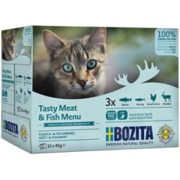 Bozita Multibox Med Kött & Fisk 12x85 G