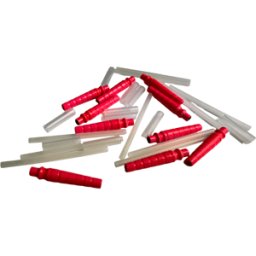 Övriga Tillverkare Eumer Crayfish Tube 22x4mm Fluo 10 Pack (Färg: Fluo Rosa)