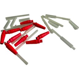 Övriga Tillverkare Eumer Crayfish Tube 15x4mm Rosa 10 Pack