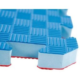 Budofitness Budo-Nord Pusselmatta Röd/blå 1x1m 23mm 100-Pack