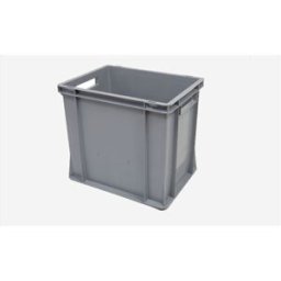 Plastlåda Idona, 400x300x360 mm, 35 liter, grå