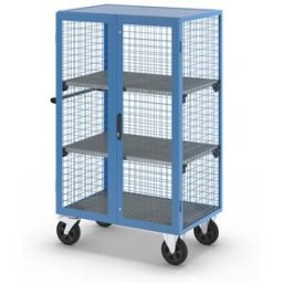 Gasskåp Loa, som vagn, lastkapacitet 500 kg, med 2 hyllplan