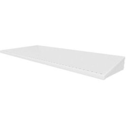 Butikshylla Classic, plåthyllplan, BxD 600x312 mm, vit