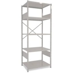 Lagerhylla Vit/Vit, grund, BxDxH 1000x700x2500, öppen
