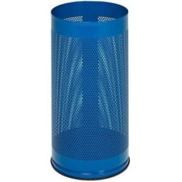 Paraplyställ med perforerad plåt, H 610 mm, blå