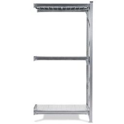 Lagerhylla Maxi, utbyggnad, BxDxH 1220x800x2500, galvade hyllplan