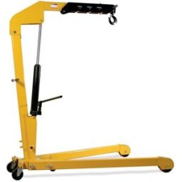 Verkstadskran Hjuke, max 1000 kg, hopfällbar