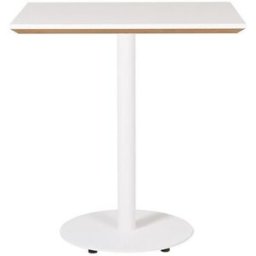 Pelarbord Trend, BxDxH 700x700x755 mm, vit rundfot