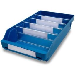 Lagerlåda Stemo 400x240x95 mm, 15-pack, blå