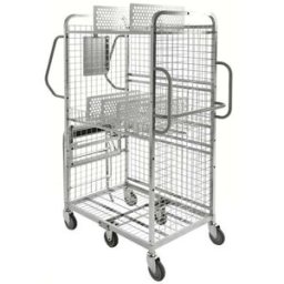 Plockvagn med stege, LxBxH 1300x625x1710 mm