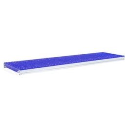 Hyllplan till Lagerhylla Flex, BxD 1500x400, blå plast
