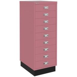BISLEY Hurts Classic A3, 9 lådor, rosa