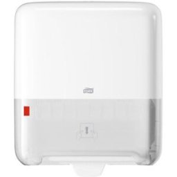 Dispenser för pappershanddukar Gunde, HxBxD 372 x 203 x 337 mm, vit