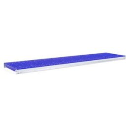 Hyllplan till Lagerhylla Flex, BxD 1800x400, blå plast