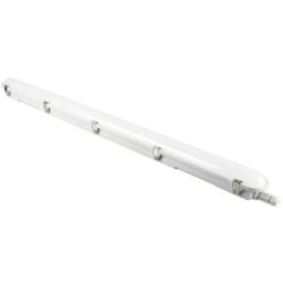 LED-lysrörsarmatur IP65 Dilan, med två lysrör, LxBxH 610 x 82 x 75 mm,