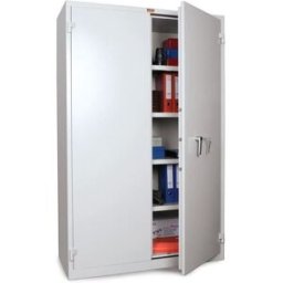 Säkerhetsskåp BM 1993, DIN 4102, BxDxH 930x520x1950 mm, grå