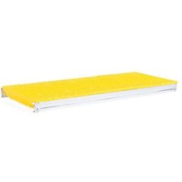 Hyllplan till Lagerhylla Flex, BxD 900x400, gul plast