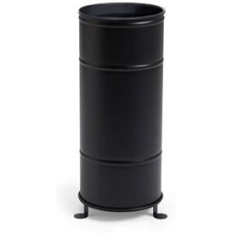 Soptunna Brooklyn Bin, H 735 mm, fötter, singel utan lock, svart