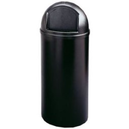 Soptunna Flamdämpande, 80 l, Ø 455 mm, svart