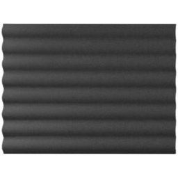 Väggabsorbent Scala, horisontell, LxBxD 2300x1207x60 mm, svart