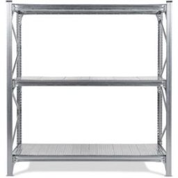 Lagerhylla Maxi, grund, BxDxH 1886x1200x2000, galvade hyllplan
