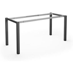 Stativ DUO-U, rak, L 1200-2000 mm, svart