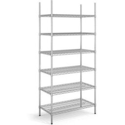 Gallerhylla Joel, belastning per hyllplan 250 kg, BxD 910 x 610 mm, gr