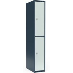 Klädskåp Fydor SMG, BxDxH 300x550x1752 mm, 2 dörrar i 1 skåp, plant ta